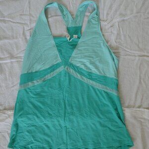 Lululemon teal tank women's size 12